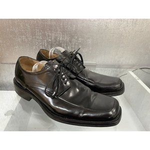 Kenneth Cole Men's Black Leather Oxford Dress Shoes Size 8 (F39)